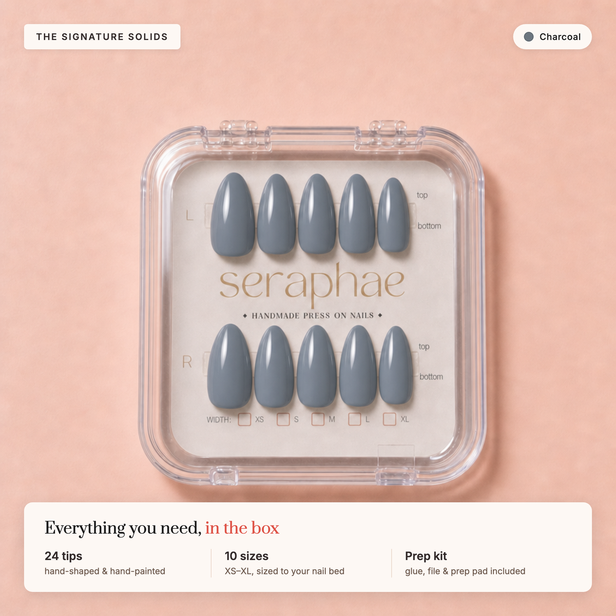 The Signature Solids — Charcoal