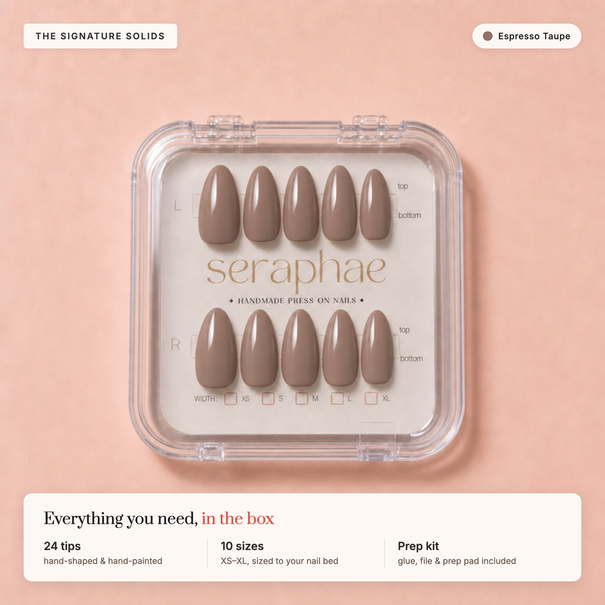 The Signature Solids — Espresso Taupe
