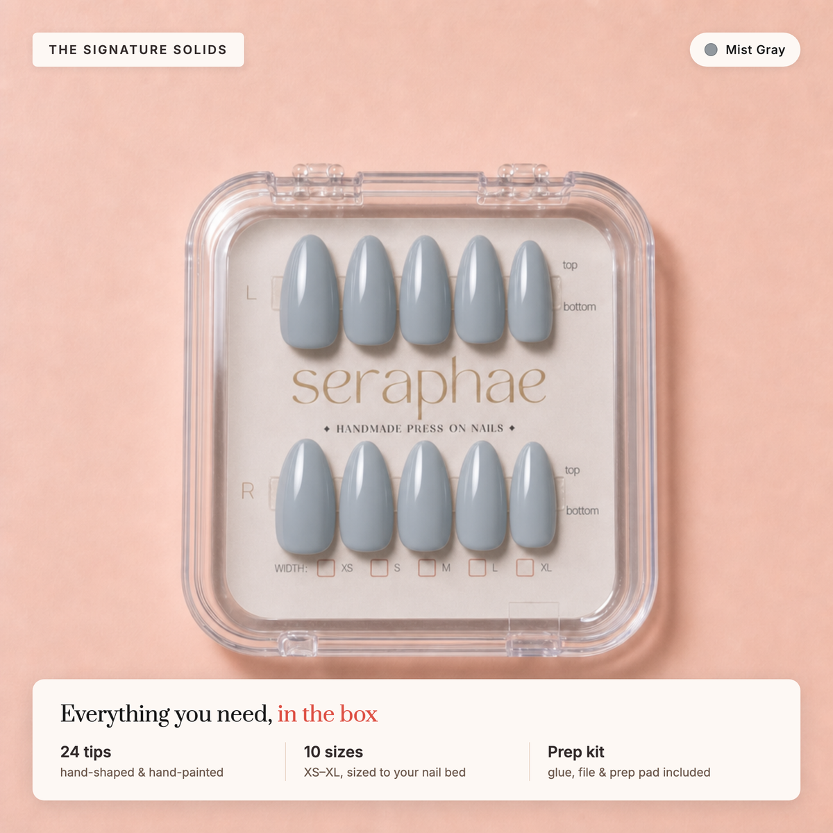 The Signature Solids — Mist Gray