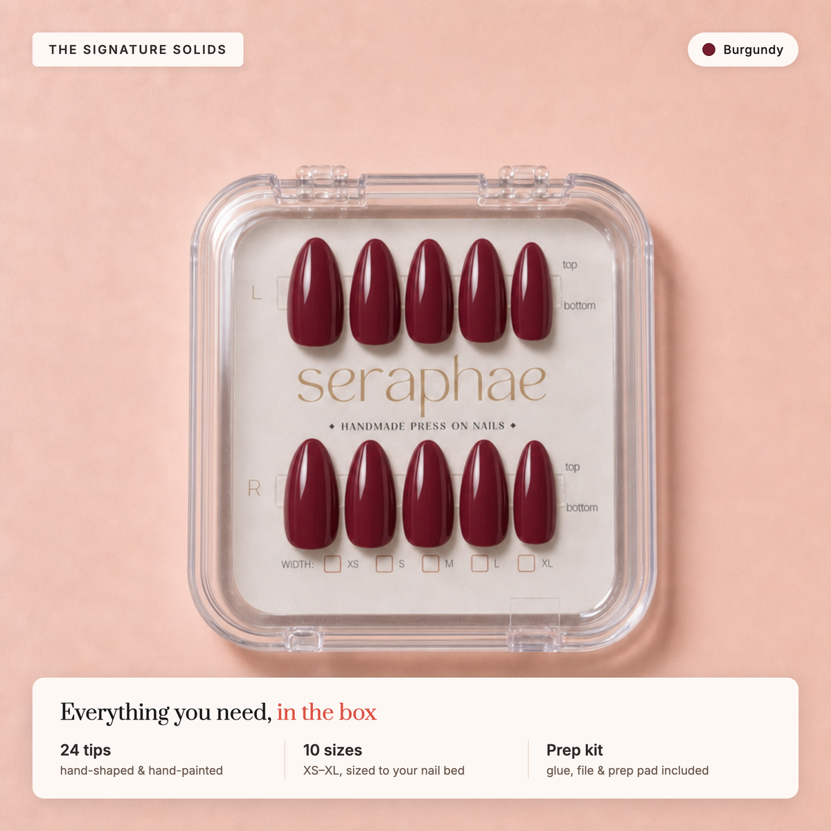 The Signature Solids — Burgundy