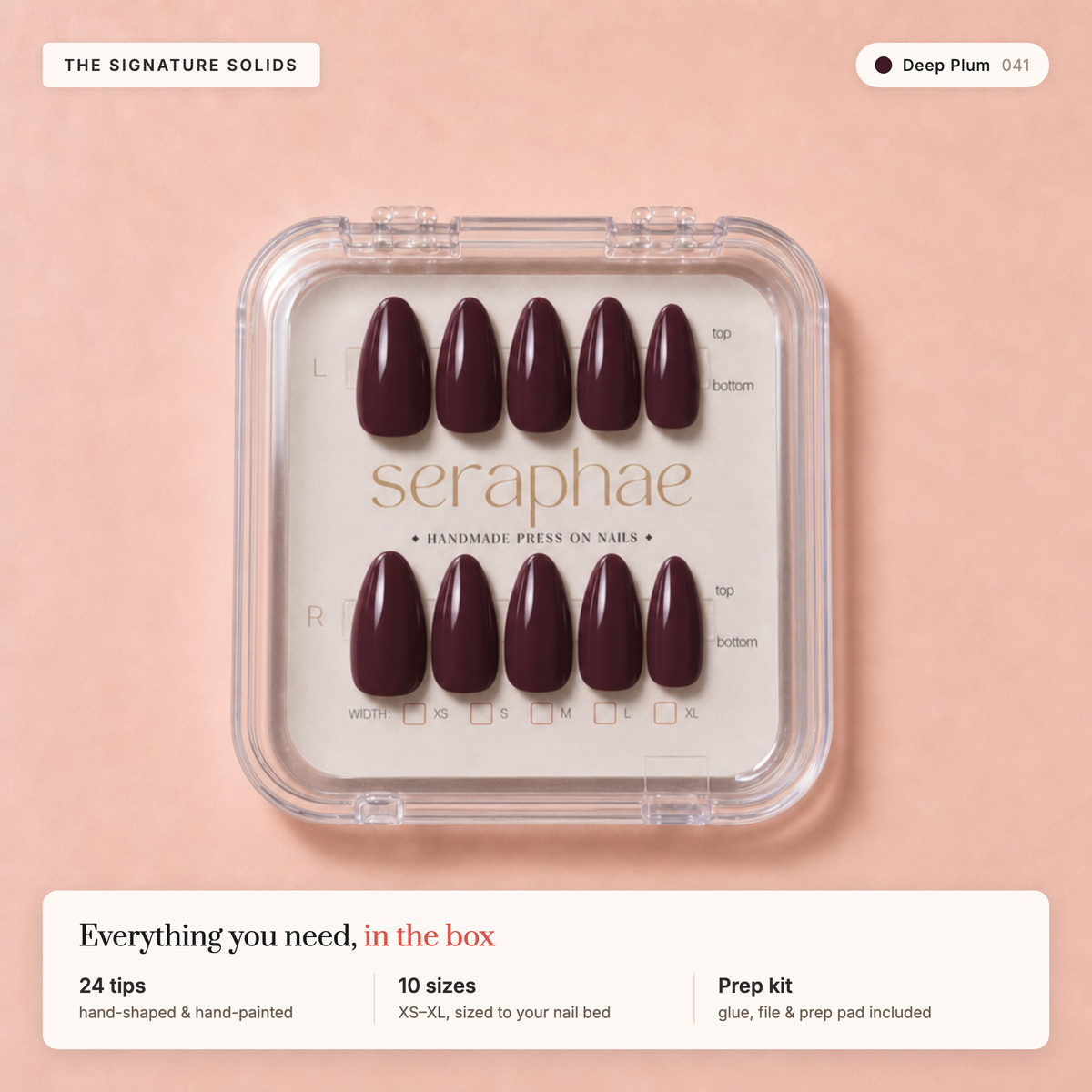 The Signature Solids — Deep Plum