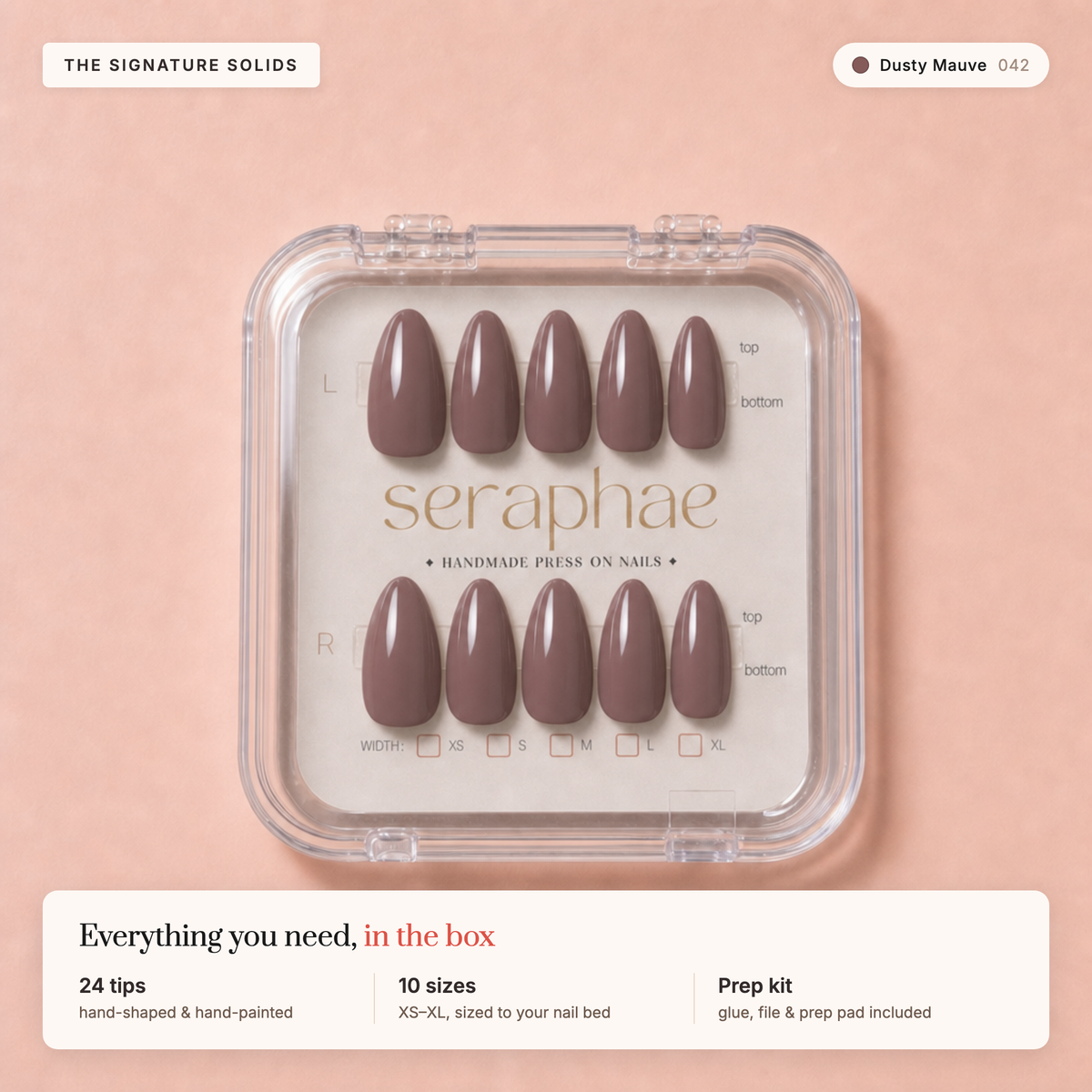 The Signature Solids — Dusty Mauve