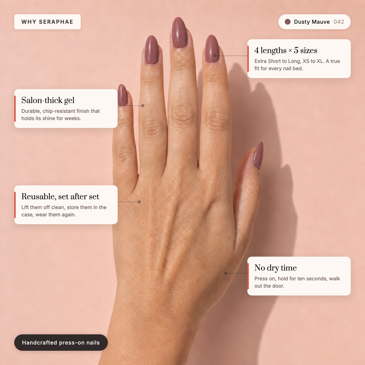The Signature Solids — Dusty Mauve