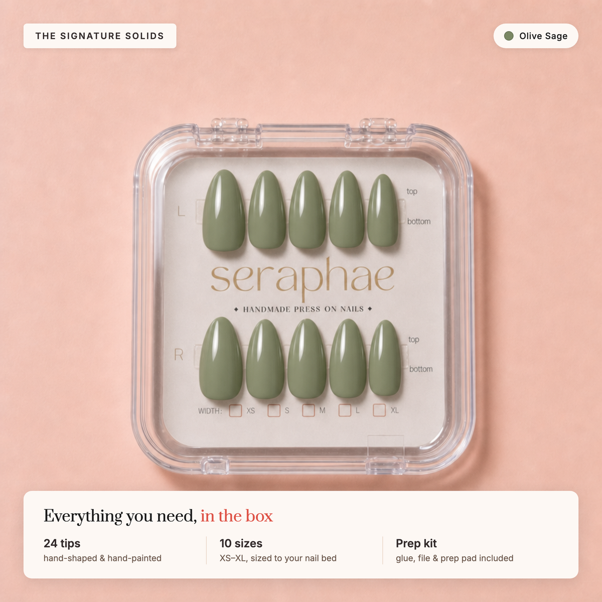 The Signature Solids — Olive Sage