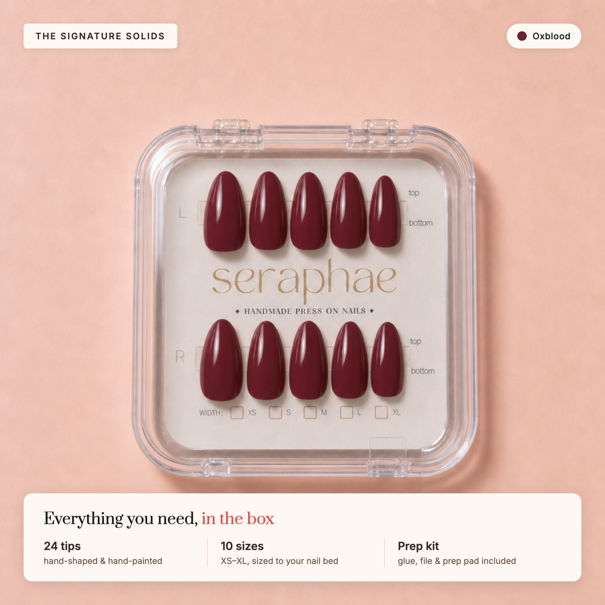 The Signature Solids — Oxblood