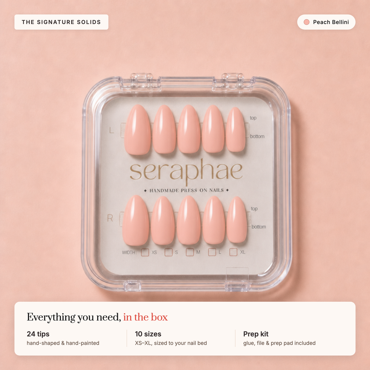 The Signature Solids — Peach Bellini
