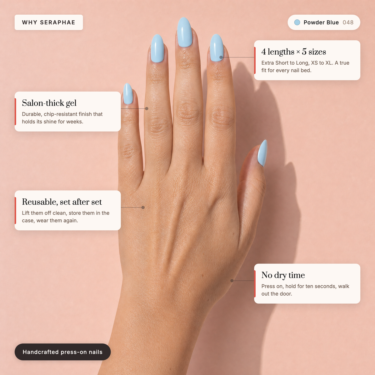 The Signature Solids — Powder Blue